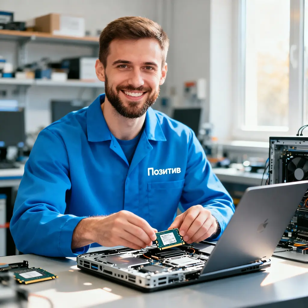 заменить HDD на SSD на ноутбуке в Череповце