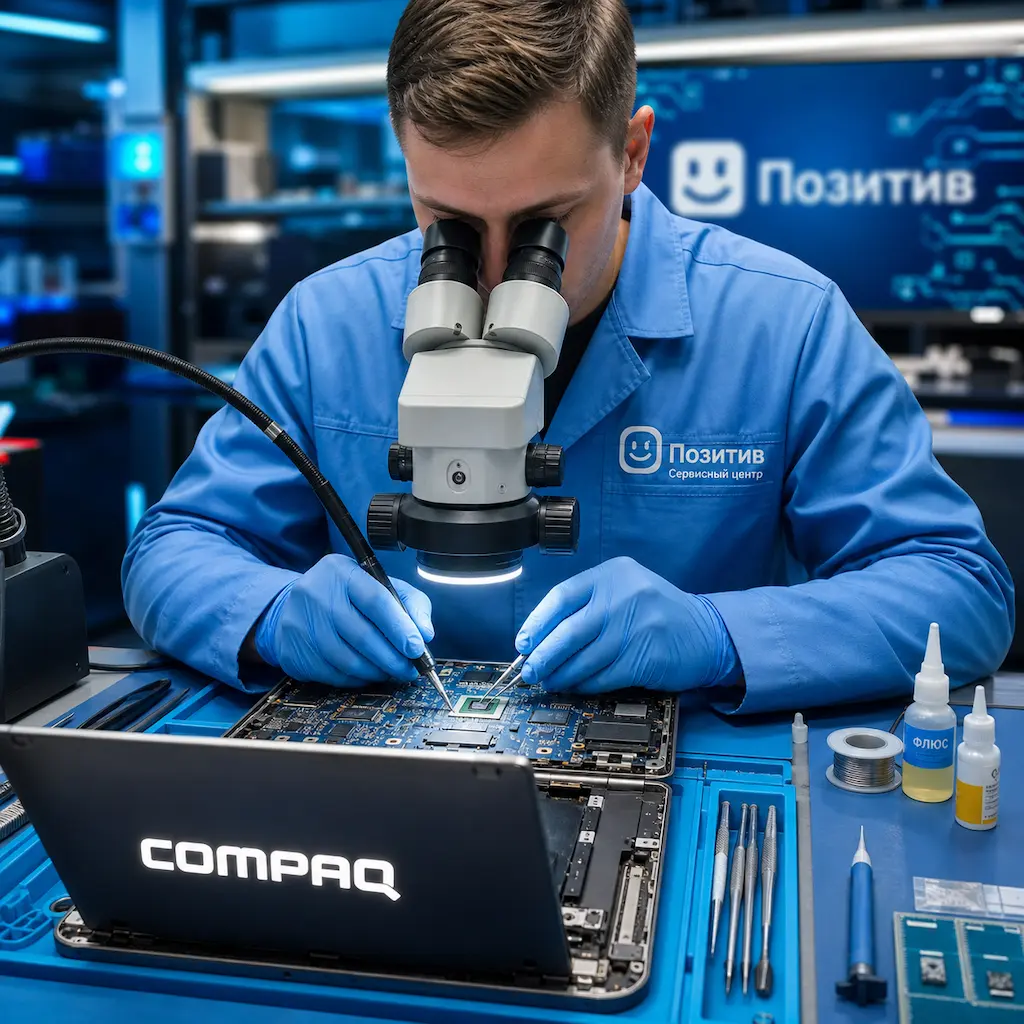 Замена видеокарты ноутбука Compaq в Череповце