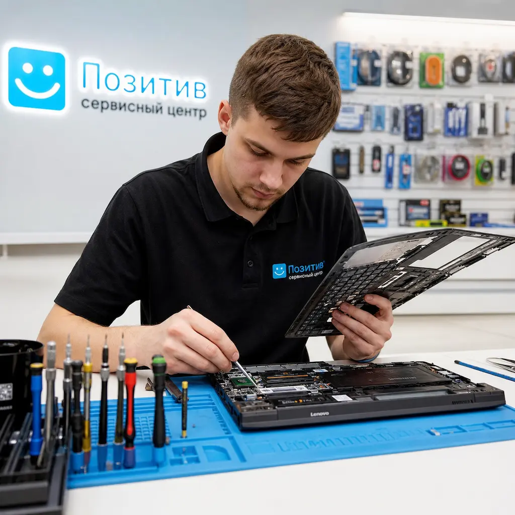 заменить клавиатуру на ноутбуке Lenovo в Череповце