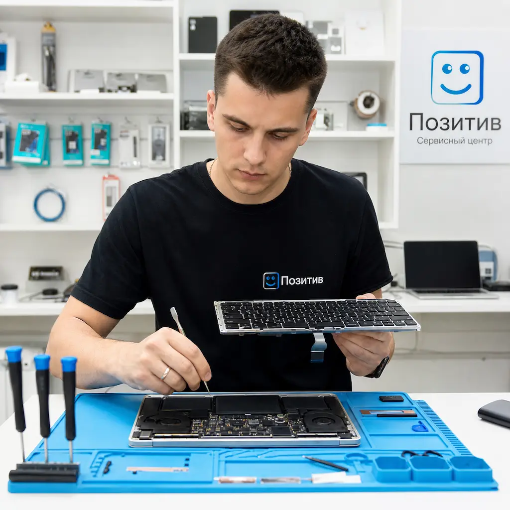 заменить клавиатуру на Apple Macbook в Череповце