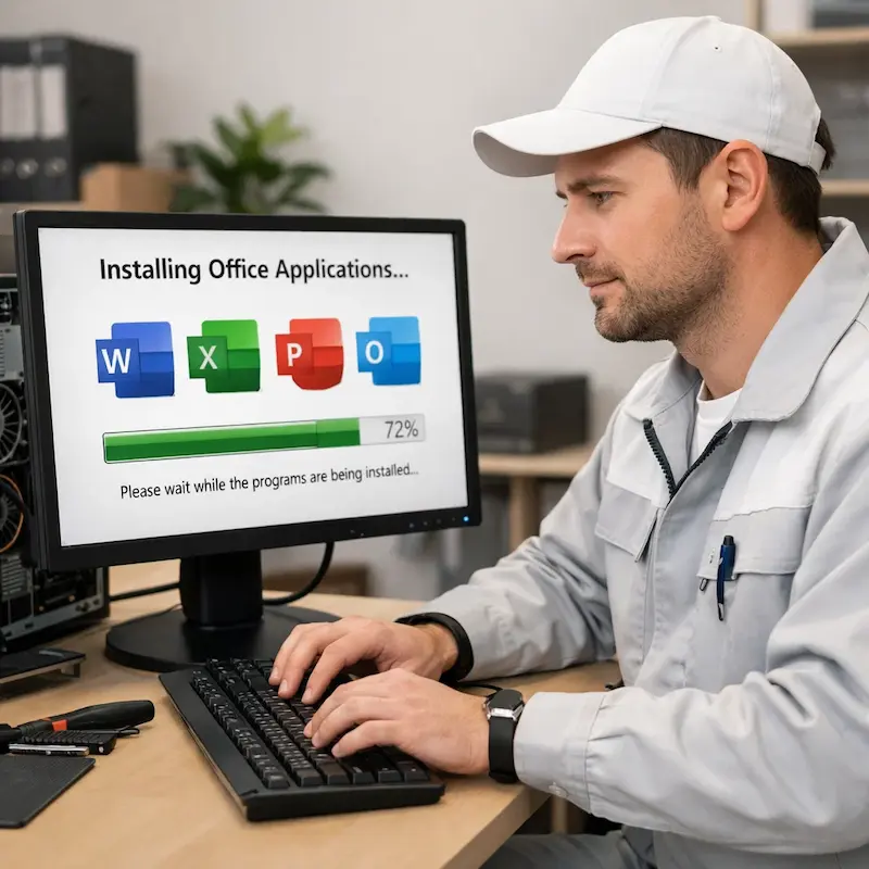 установка офисных программ на компьютер в Череповце