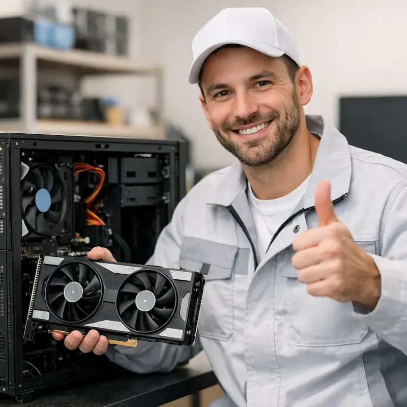 установка видеокарты на ПК в Череповце